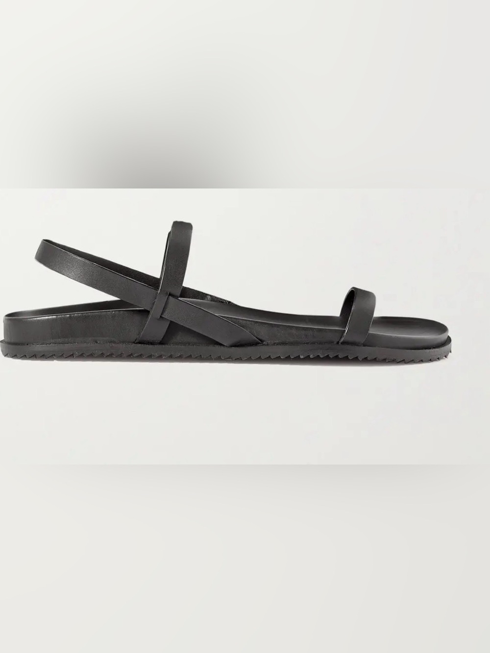 St. Agni Gio leather Sandal black 39/8.5 minimalist